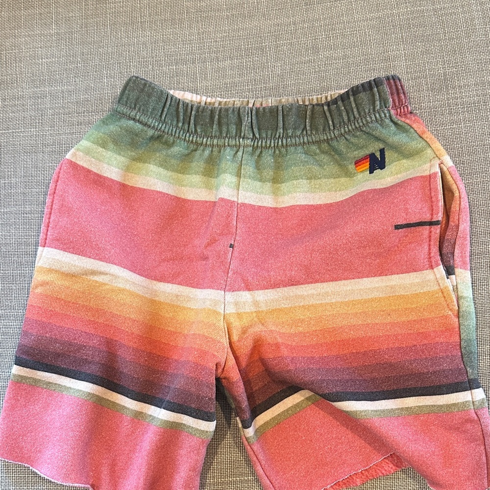 Colorful Striped Kids Shorts
